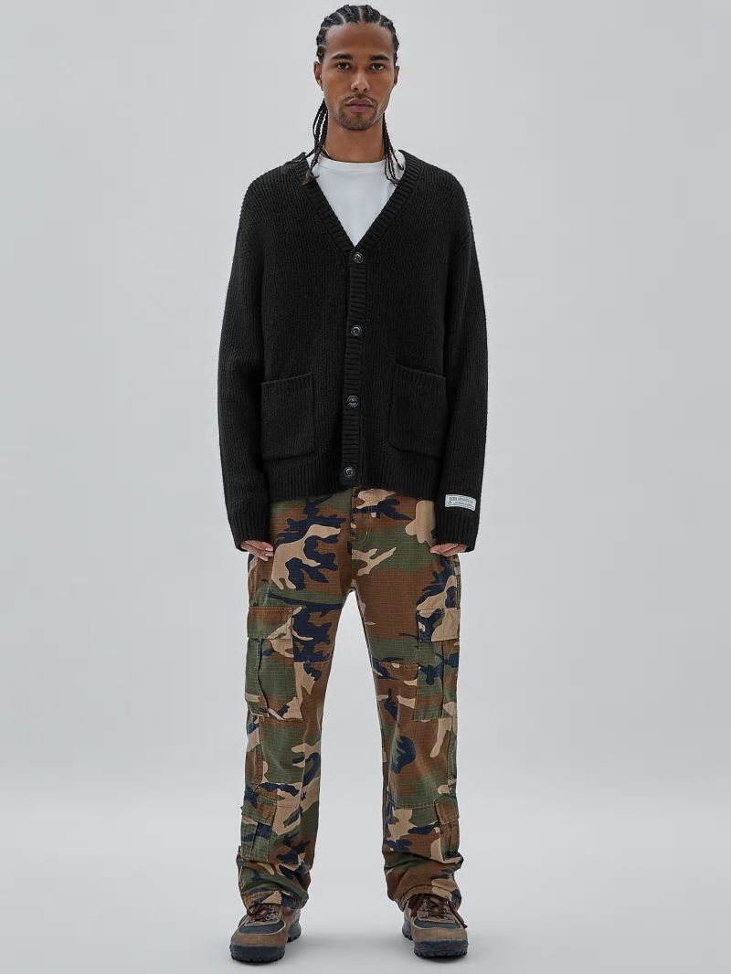 Guess GUESS Originals Label Cardigan - Black Guess GUESS Originals Label Cardigan - Black