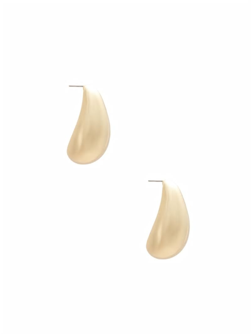 Guess Gold-Tone Teardrop Stud Earring - Silver/Gold Guess Gold-Tone Teardrop Stud Earring - Silver/Gold