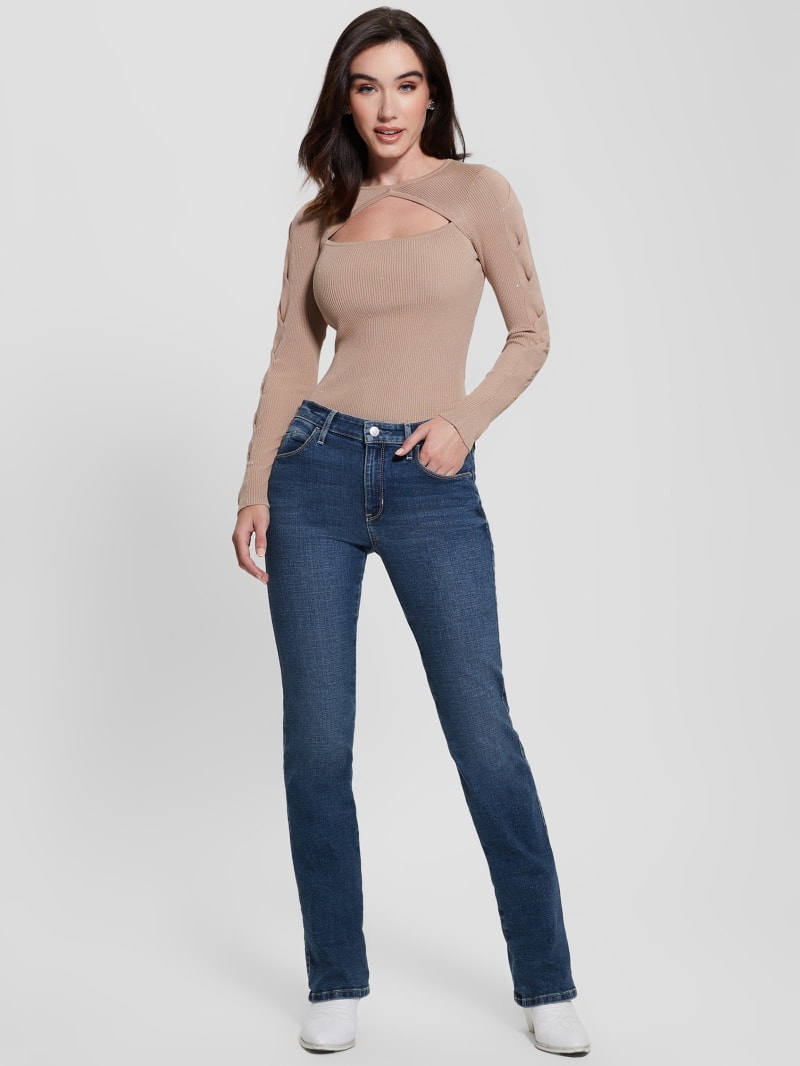 Guess Laurel Micro Sequin Sweater - Summer Clay Multi Guess Laurel Micro Sequin Sweater - Summer Clay Multi