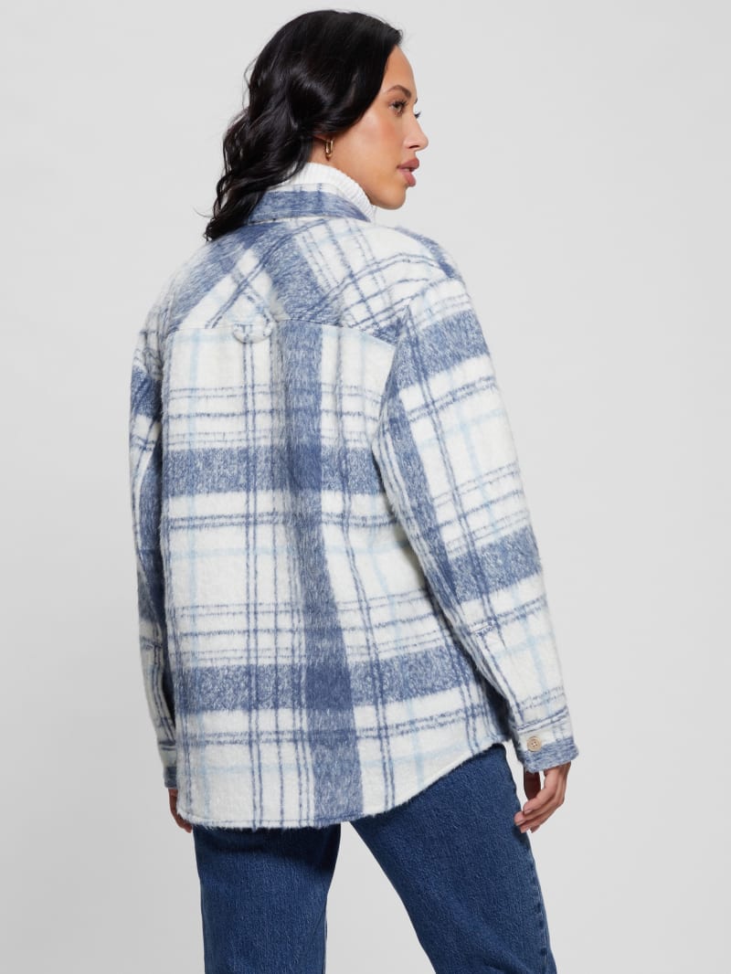 Guess Sierra Plaid Overshirt - Mojave Stone Multi Guess Sierra Plaid Overshirt - Mojave Stone Multi