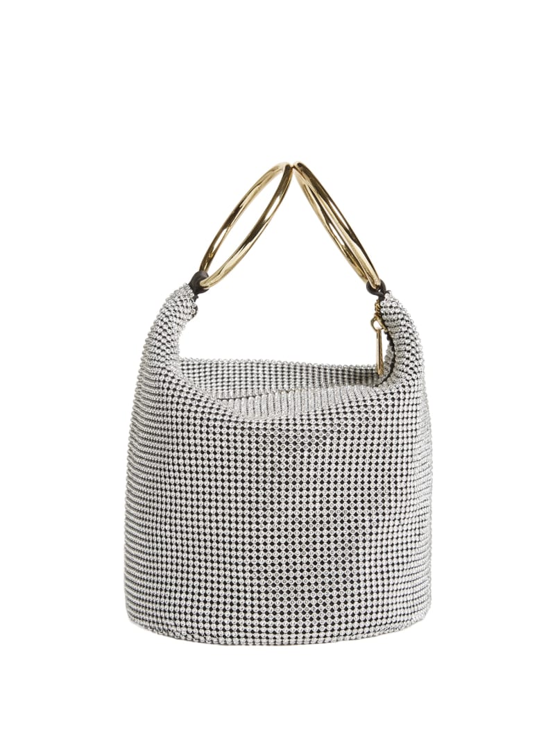 Guess Crystal Mesh Bag - Silver/Gold Guess Crystal Mesh Bag - Silver/Gold