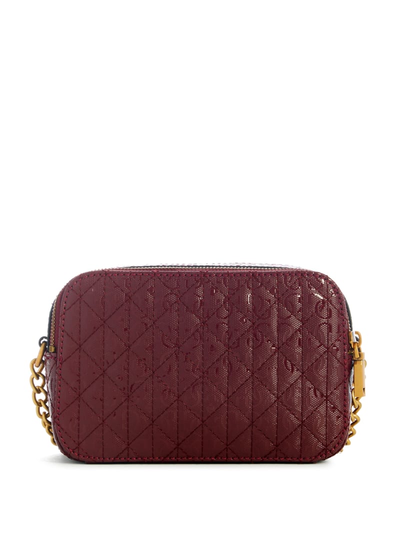 Guess Aveta Camera Bag - Burgundy Guess Aveta Camera Bag - Burgundy