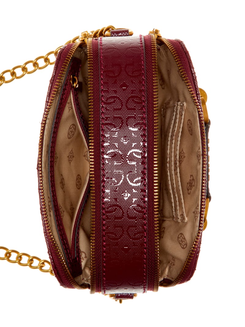 Guess Aveta Camera Bag - Burgundy Guess Aveta Camera Bag - Burgundy