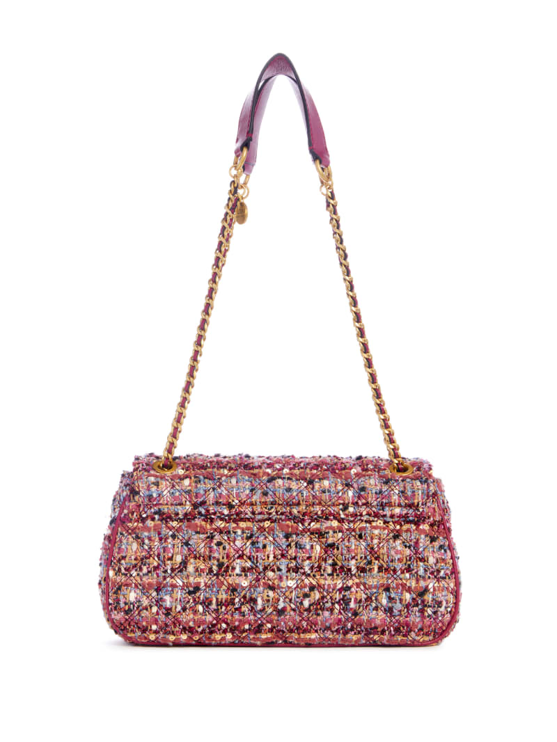Guess Giully Convertible Crossbody - Purple Multi Guess Giully Convertible Crossbody - Purple Multi