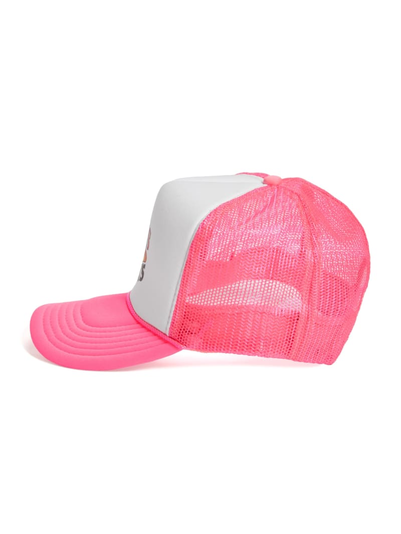 Guess GUESS Originals x Pink's Hot Dogs Trucker Hat - Pure White Multi Guess GUESS Originals x Pink's Hot Dogs Trucker Hat - Pure White Multi