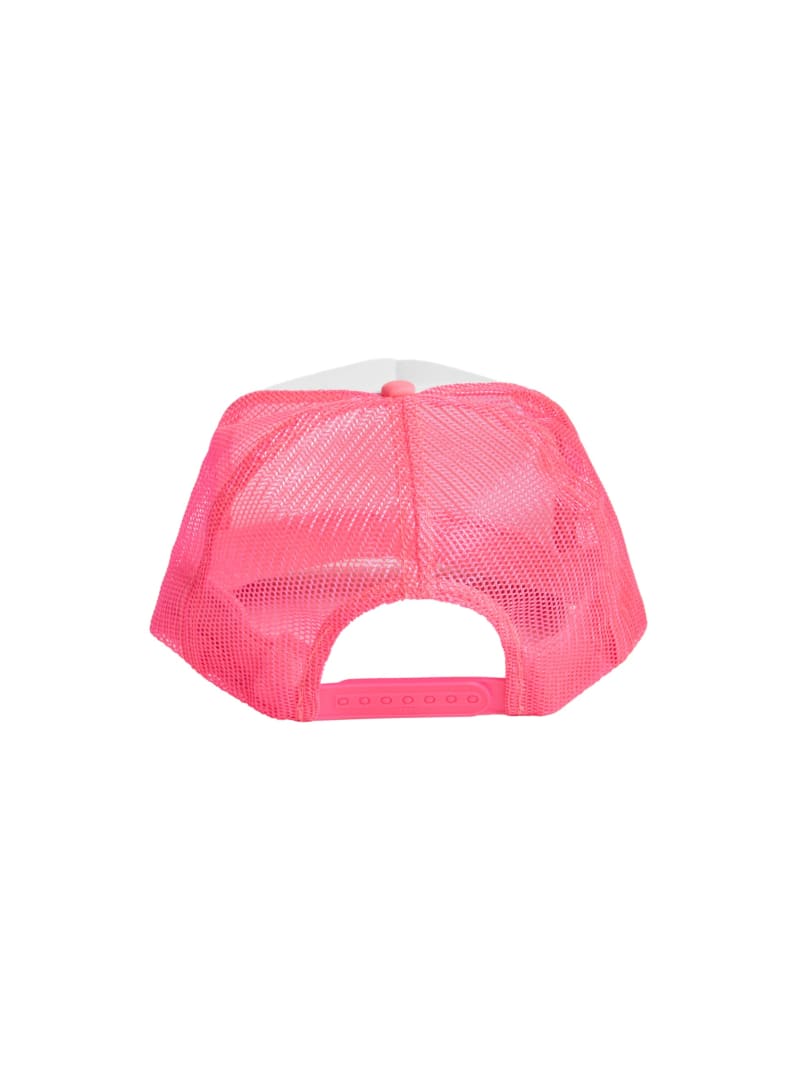 Guess GUESS Originals x Pink's Hot Dogs Trucker Hat - Pure White Multi Guess GUESS Originals x Pink's Hot Dogs Trucker Hat - Pure White Multi