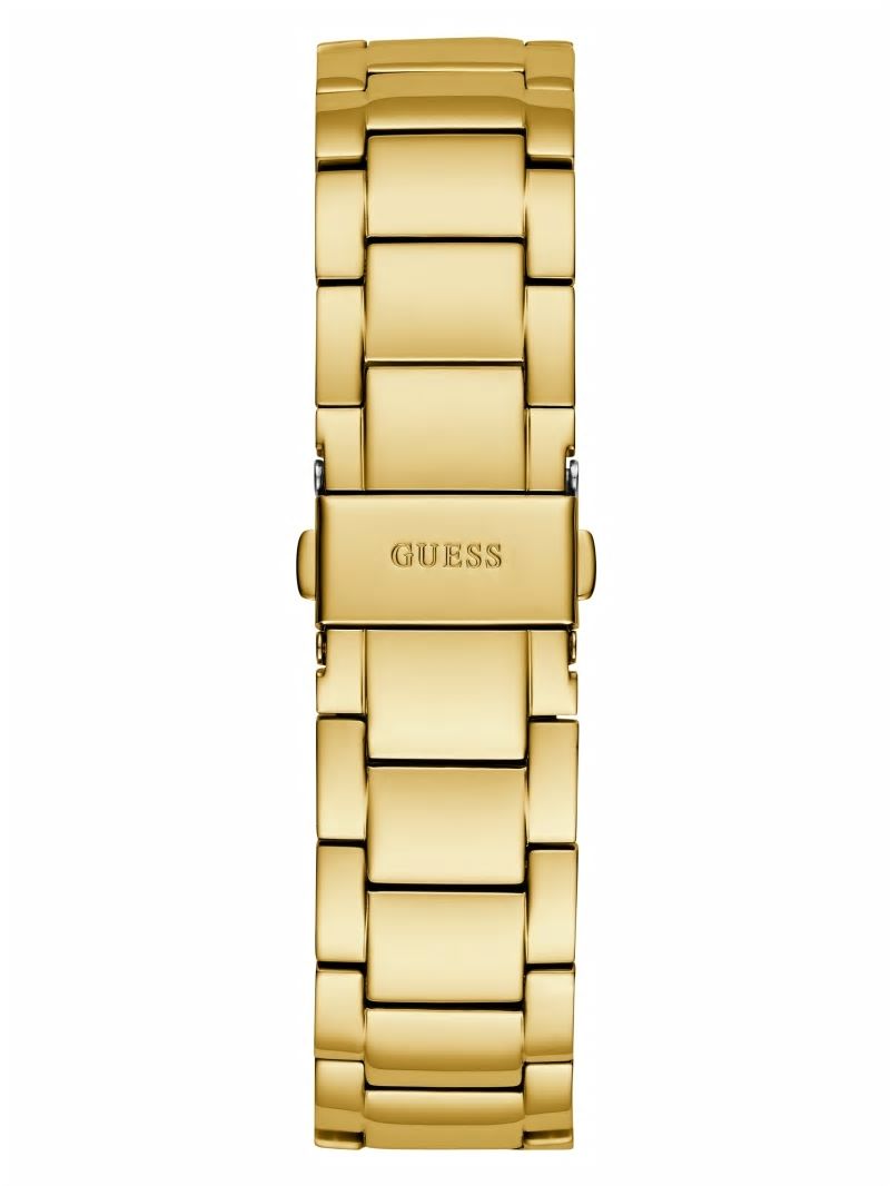 Guess Baron Gold-Tone Chain Multifunctional Watch - Gold Guess Baron Gold-Tone Chain Multifunctional Watch - Gold
