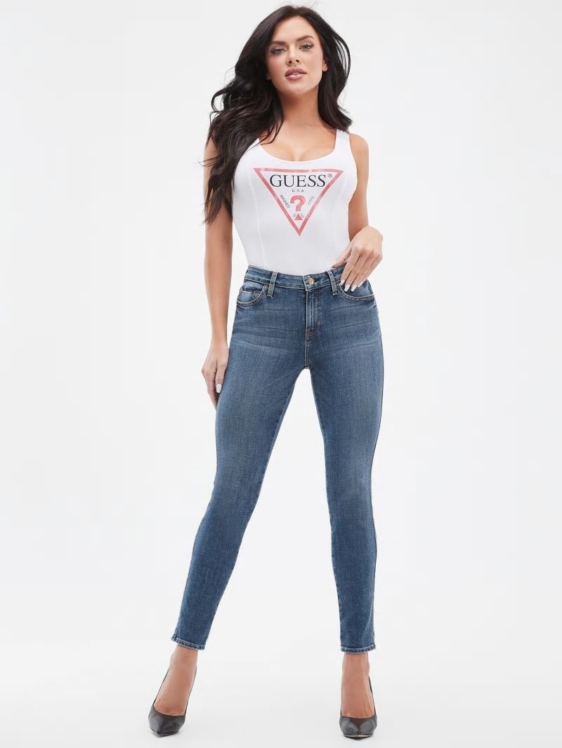 Guess Sexy Curve Skinny Jeans - Blue Fog Wash Guess Sexy Curve Skinny Jeans - Blue Fog Wash