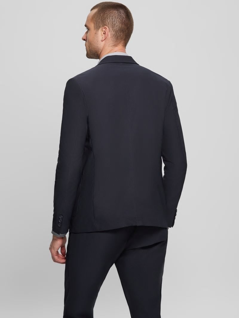 Guess Myron Tech-Stretch Blazer - Bleu éLéGant Guess Myron Tech-Stretch Blazer - Bleu éLéGant
