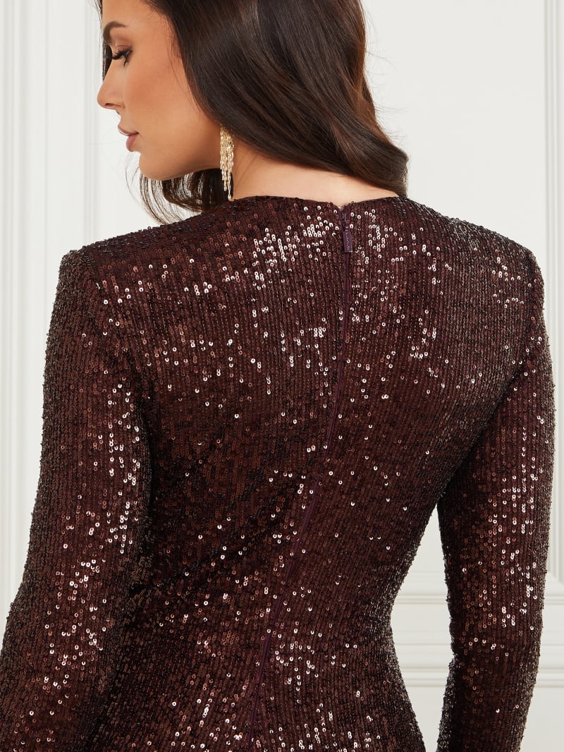 Guess Sassy Sequin Jumpsuit - Cold Brew Guess Sassy Sequin Jumpsuit - Cold Brew