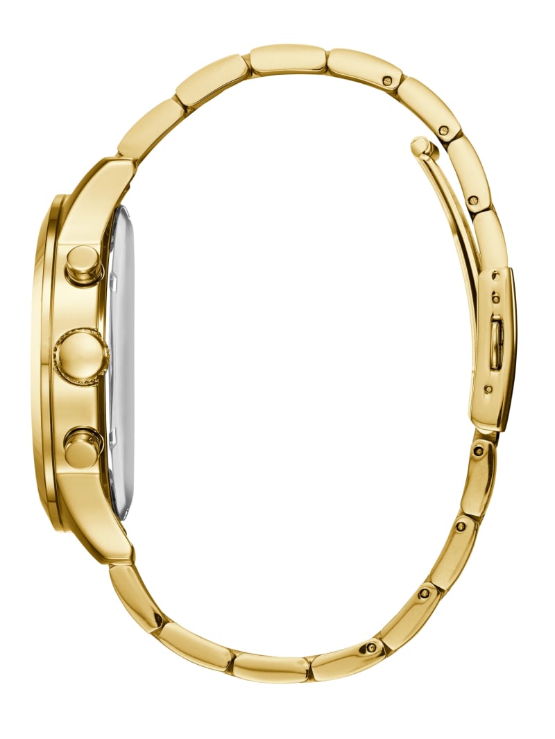 Guess Gold-Tone Chronograph Watch - No Color Guess Gold-Tone Chronograph Watch - No Color