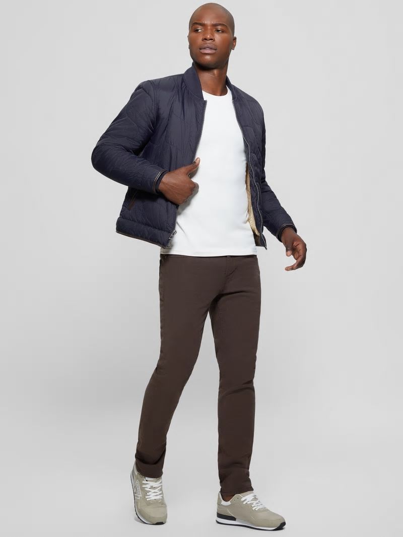 Guess Alameda Ripstop Quilted Jacket - Bleu éLéGant Guess Alameda Ripstop Quilted Jacket - Bleu éLéGant