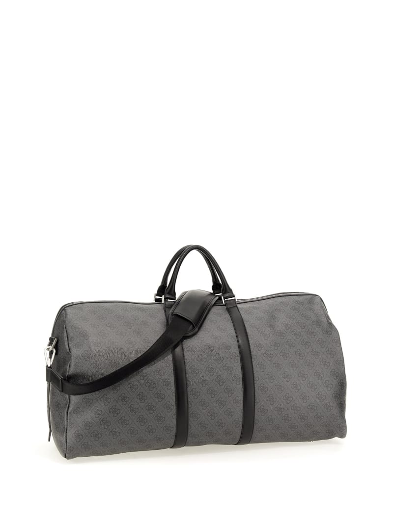 Guess Vezzola Smart Large Weekender Bag - Black Floral Print Guess Vezzola Smart Large Weekender Bag - Black Floral Print