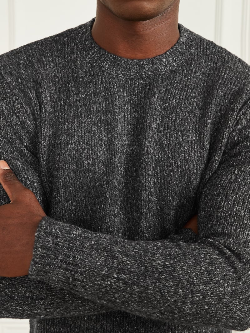 Guess Jaspe Crewneck Sweater - Black Guess Jaspe Crewneck Sweater - Black