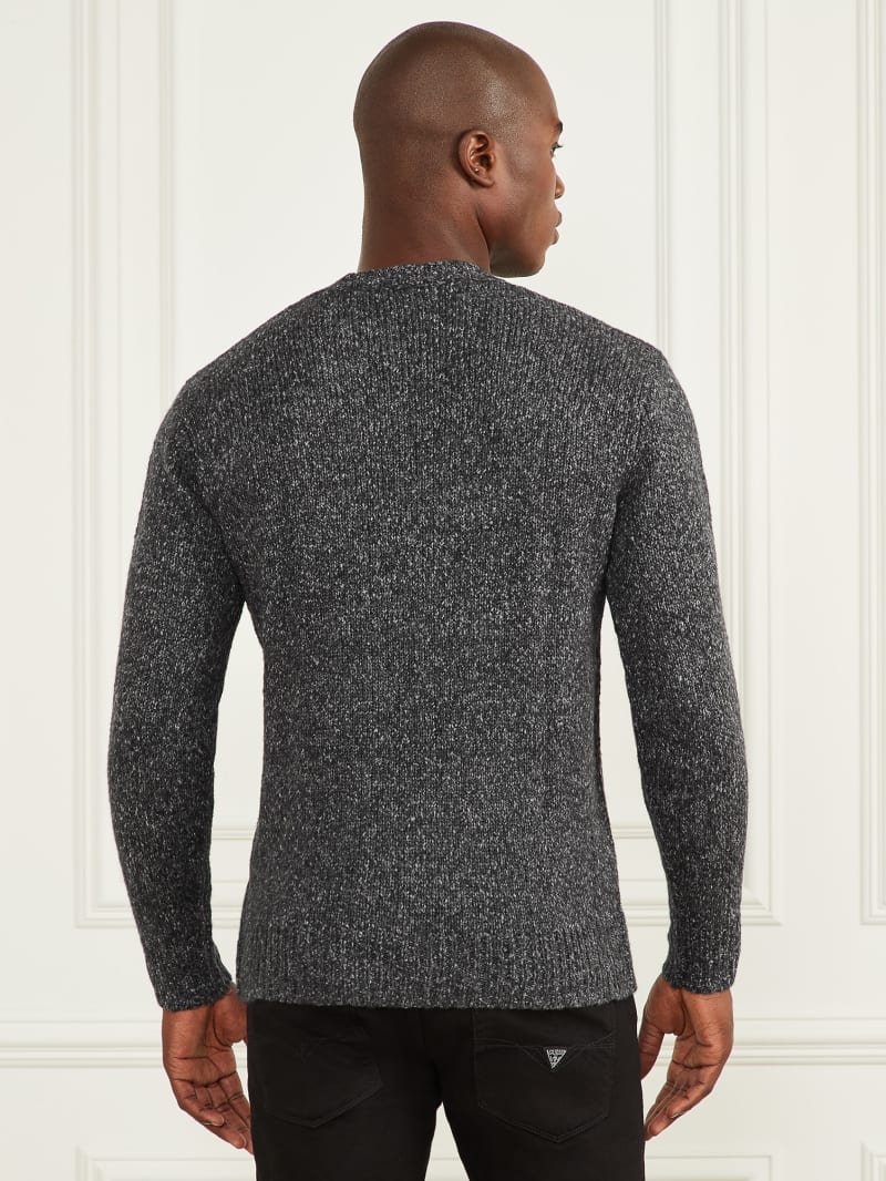 Guess Jaspe Crewneck Sweater - Black Guess Jaspe Crewneck Sweater - Black