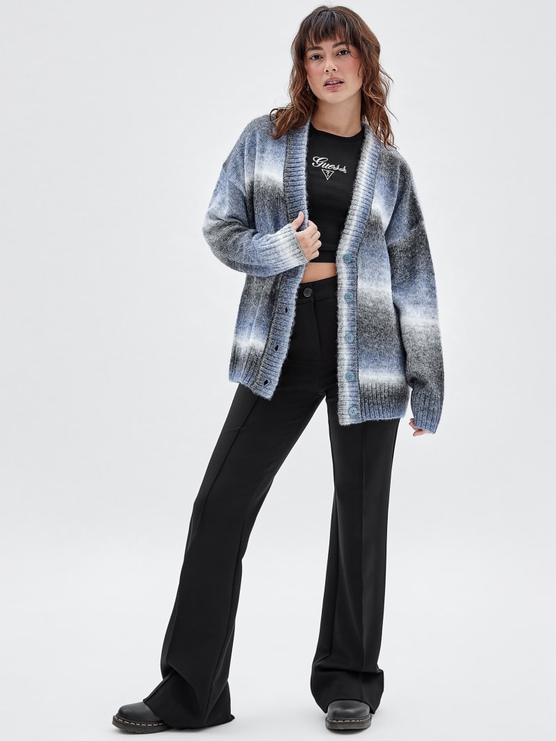 Guess GUESS Originals Oversized Knit Cardigan - Bright Zaffre Multi Guess GUESS Originals Oversized Knit Cardigan - Bright Zaffre Multi