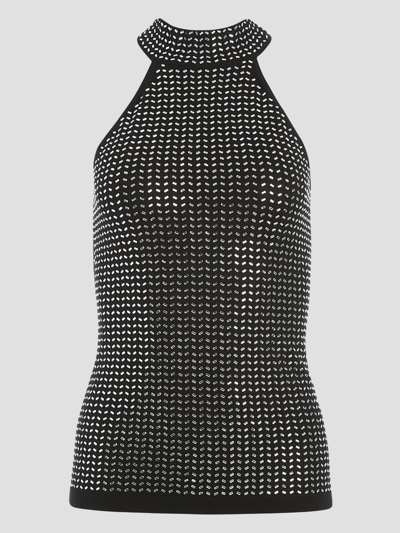 Guess Eco Celeste Mirror Sweater Top - Black Guess Eco Celeste Mirror Sweater Top - Black