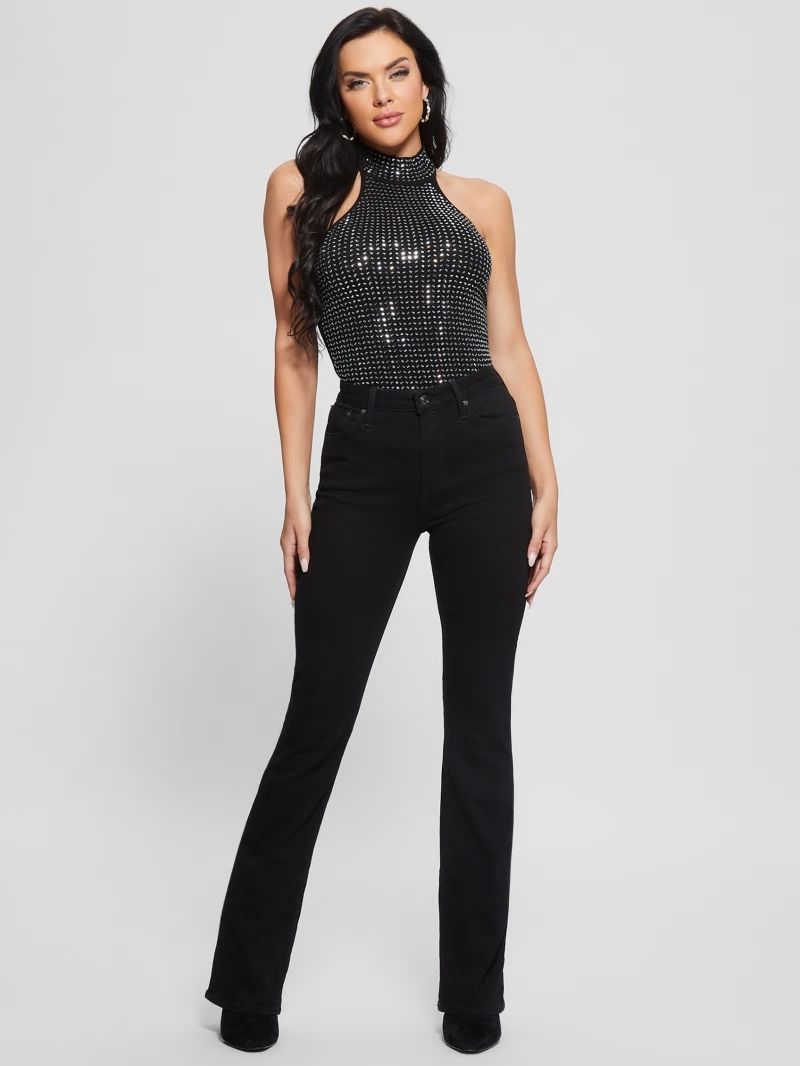 Guess Eco Celeste Mirror Sweater Top - Black Guess Eco Celeste Mirror Sweater Top - Black