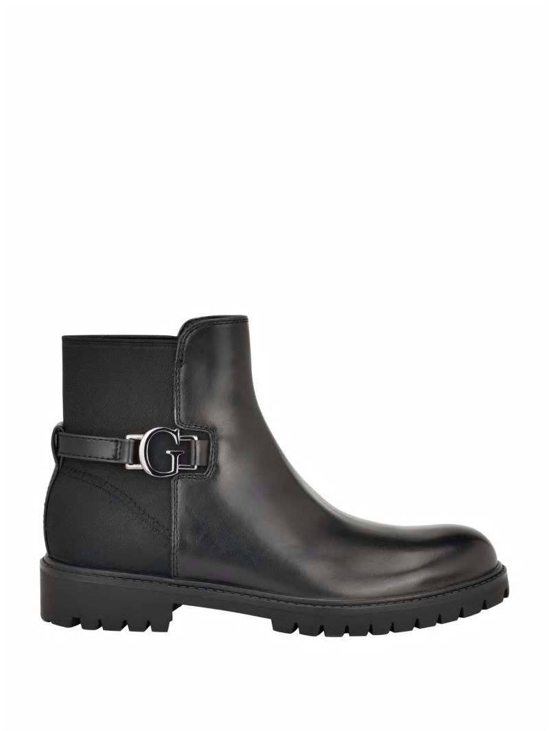 Guess Dumal Suede Chelsea Boots - Black 001 Guess Dumal Suede Chelsea Boots - Black 001