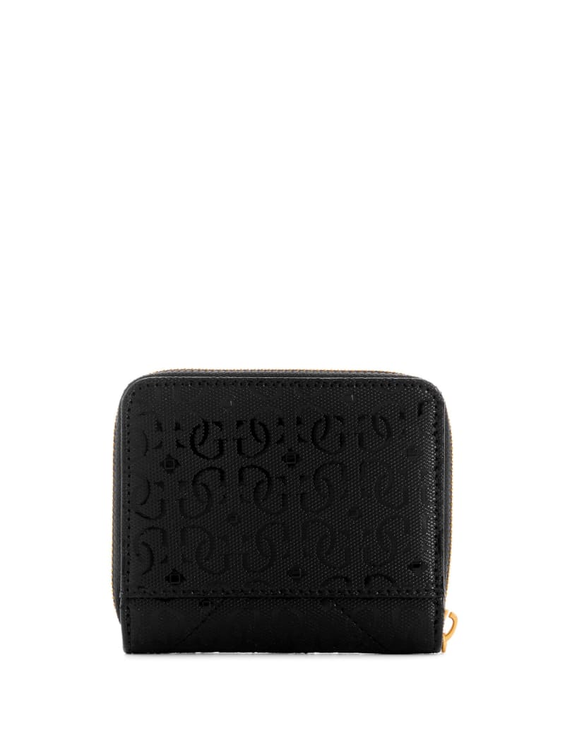 Guess Jania Small Zip-Around Wallet - Black Guess Jania Small Zip-Around Wallet - Black
