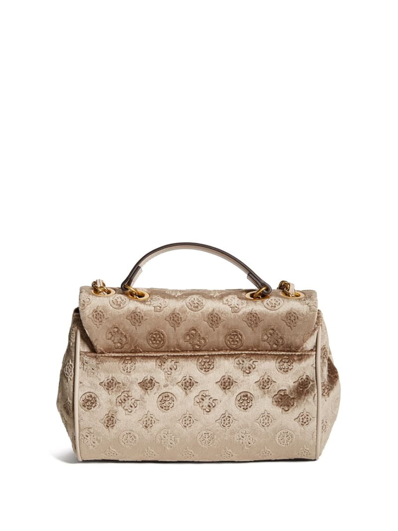 Guess Kimi Logo Convertible Crossbody - Champagne Guess Kimi Logo Convertible Crossbody - Champagne