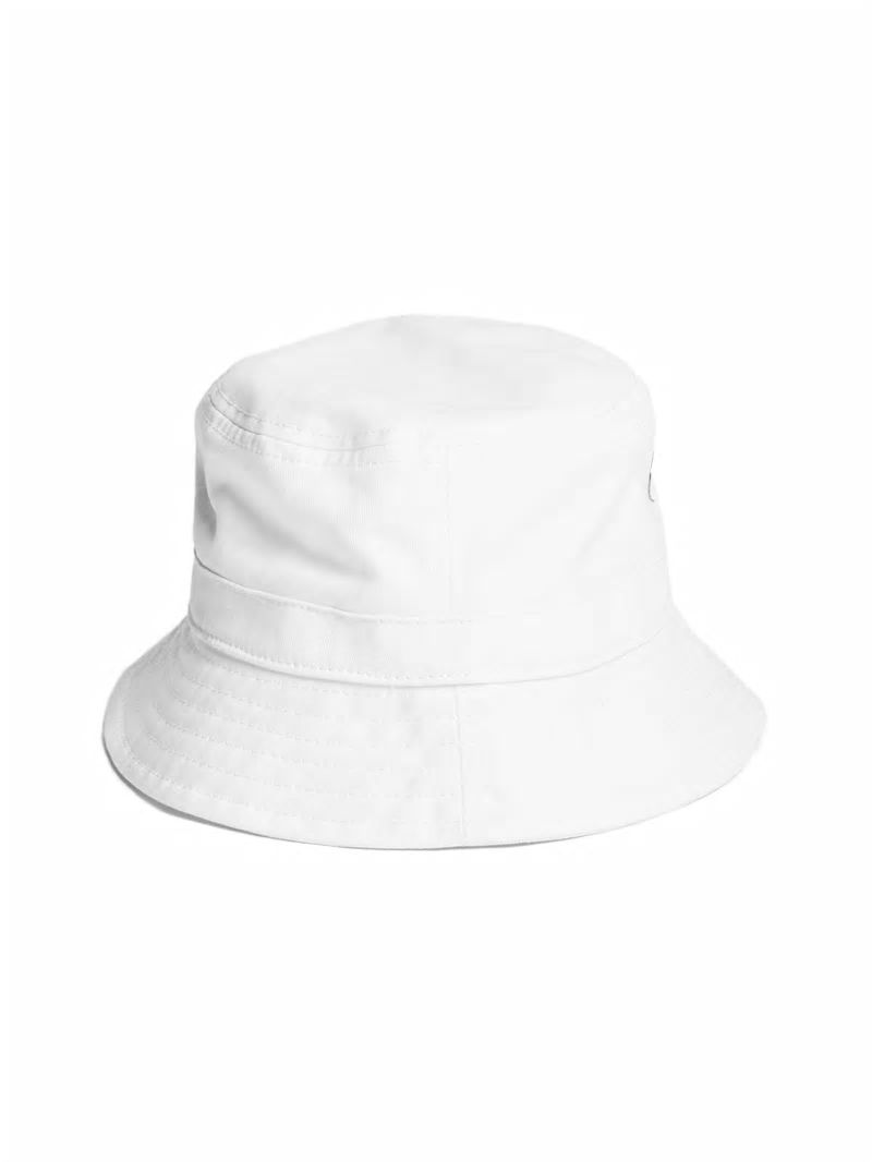 Guess Logo Bucket Hat - White Guess Logo Bucket Hat - White