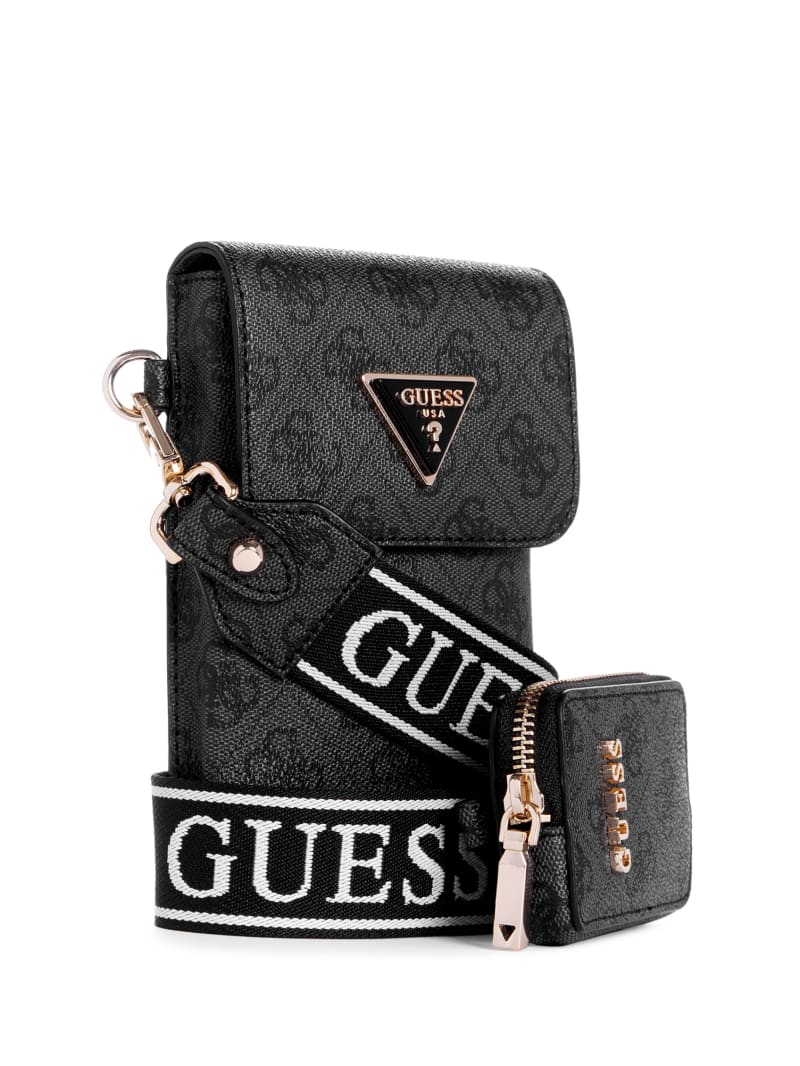 Guess Latona Quattro G Mini Phone Crossbody - Cloud Wash Guess Latona Quattro G Mini Phone Crossbody - Cloud Wash