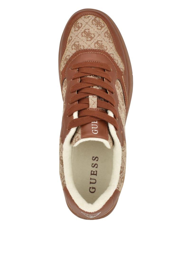 Guess Tippo Low-Top Sneakers - Medium Brown Guess Tippo Low-Top Sneakers - Medium Brown