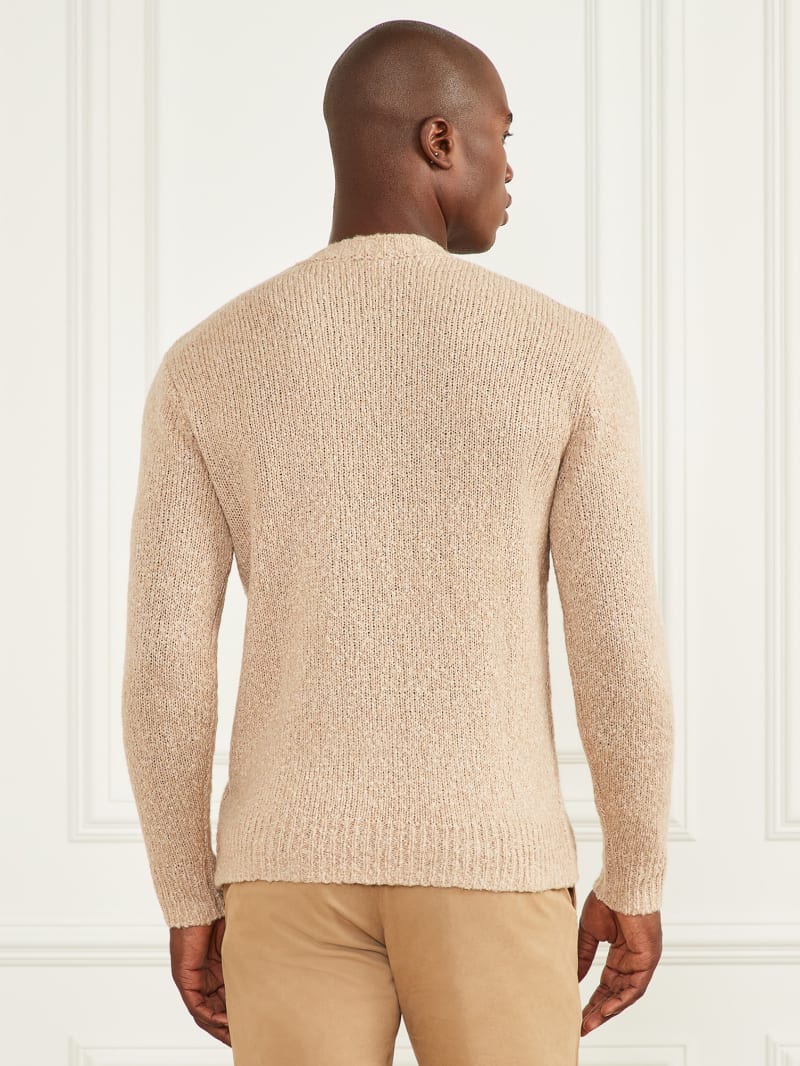 Guess Jaspe Crewneck Sweater - Neutral Sand Guess Jaspe Crewneck Sweater - Neutral Sand