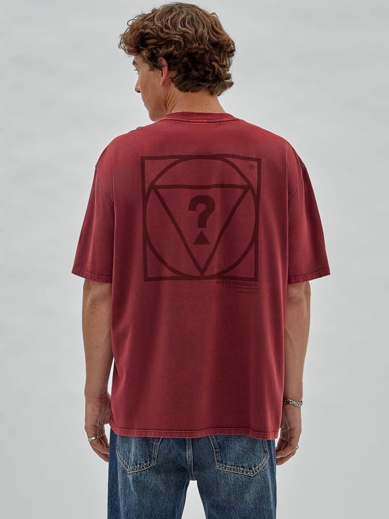Guess GUESS Originals Signature Tee - Grape Violet Multi Guess GUESS Originals Signature Tee - Grape Violet Multi