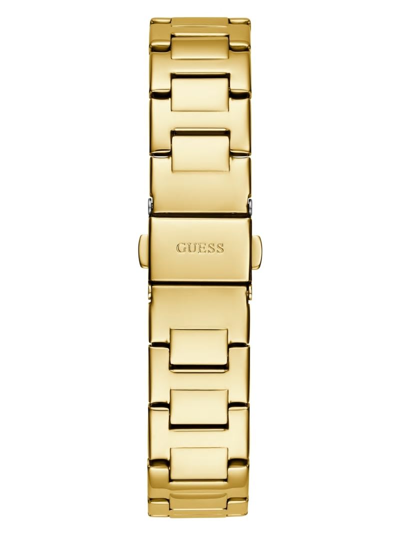Guess Gold-Tone Studded Analog Watch - Gold Guess Gold-Tone Studded Analog Watch - Gold
