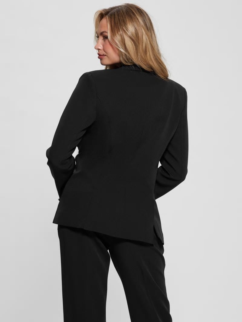 Guess Eco Amanda Double Breasted Blazer - Black Guess Eco Amanda Double Breasted Blazer - Black