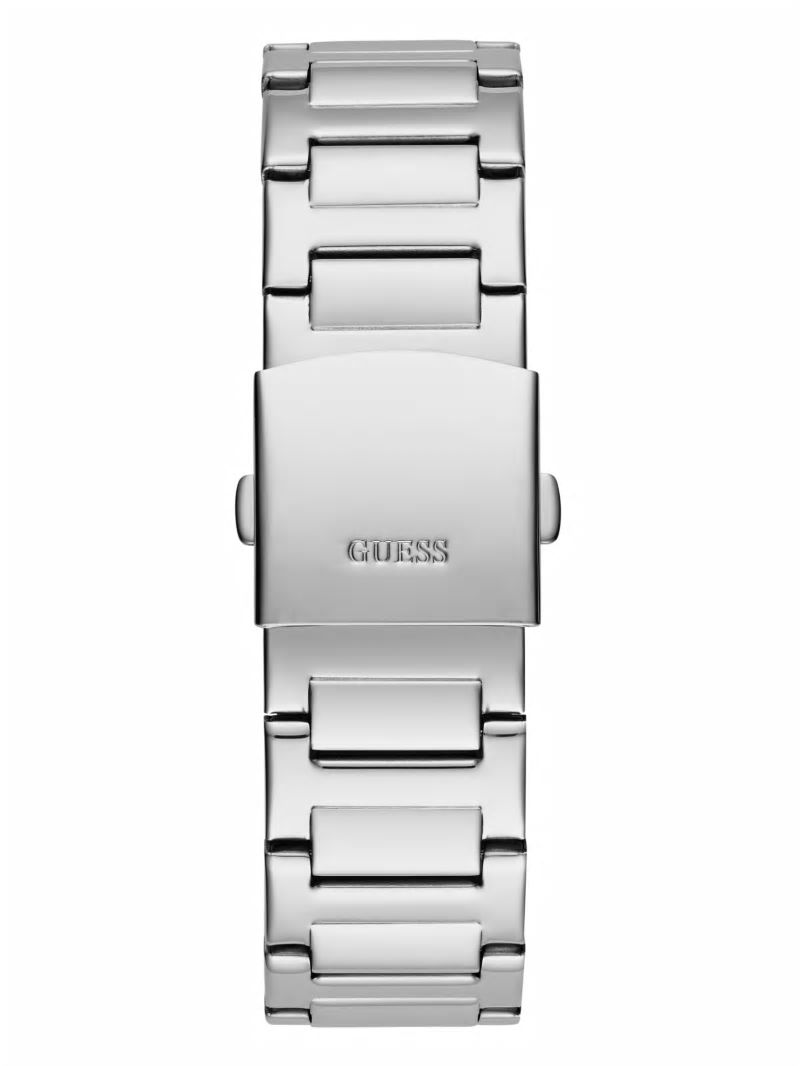 Guess Silver-Tone and Crystal Multifunction Watch - Silver Guess Silver-Tone and Crystal Multifunction Watch - Silver