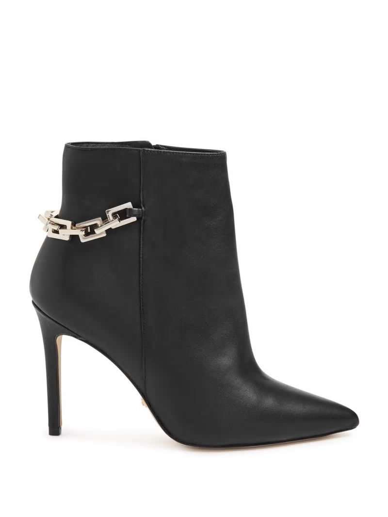 Guess Bale Leather Bootie - Black1 Guess Bale Leather Bootie - Black1