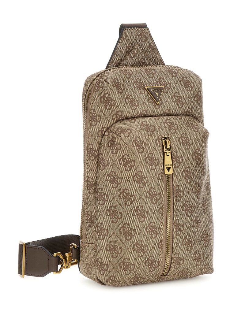 Guess Vezzola Eco Quattro G Sling Bag - Brown Guess Vezzola Eco Quattro G Sling Bag - Brown