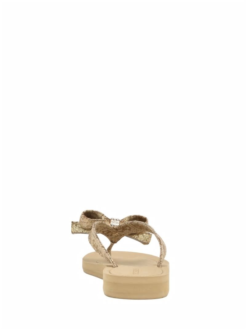 Guess Tuta Bowtie Sandals - Gold Guess Tuta Bowtie Sandals - Gold