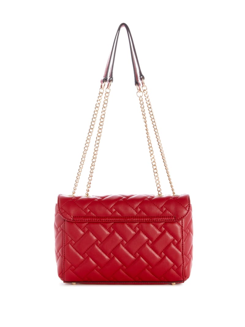Guess Alanna Convertible Crossbody - Red Guess Alanna Convertible Crossbody - Red
