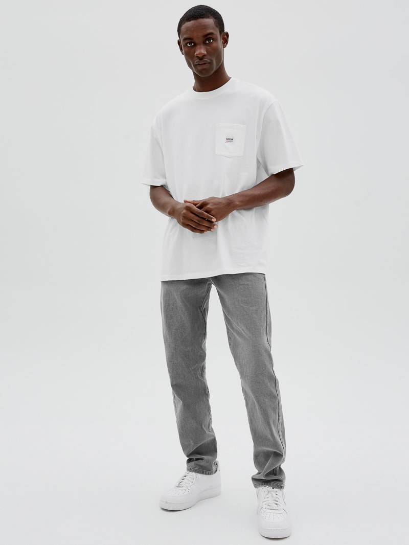 Guess GUESS Originals Kit Straight Jeans - Go Grey Pearl Wash Guess GUESS Originals Kit Straight Jeans - Go Grey Pearl Wash