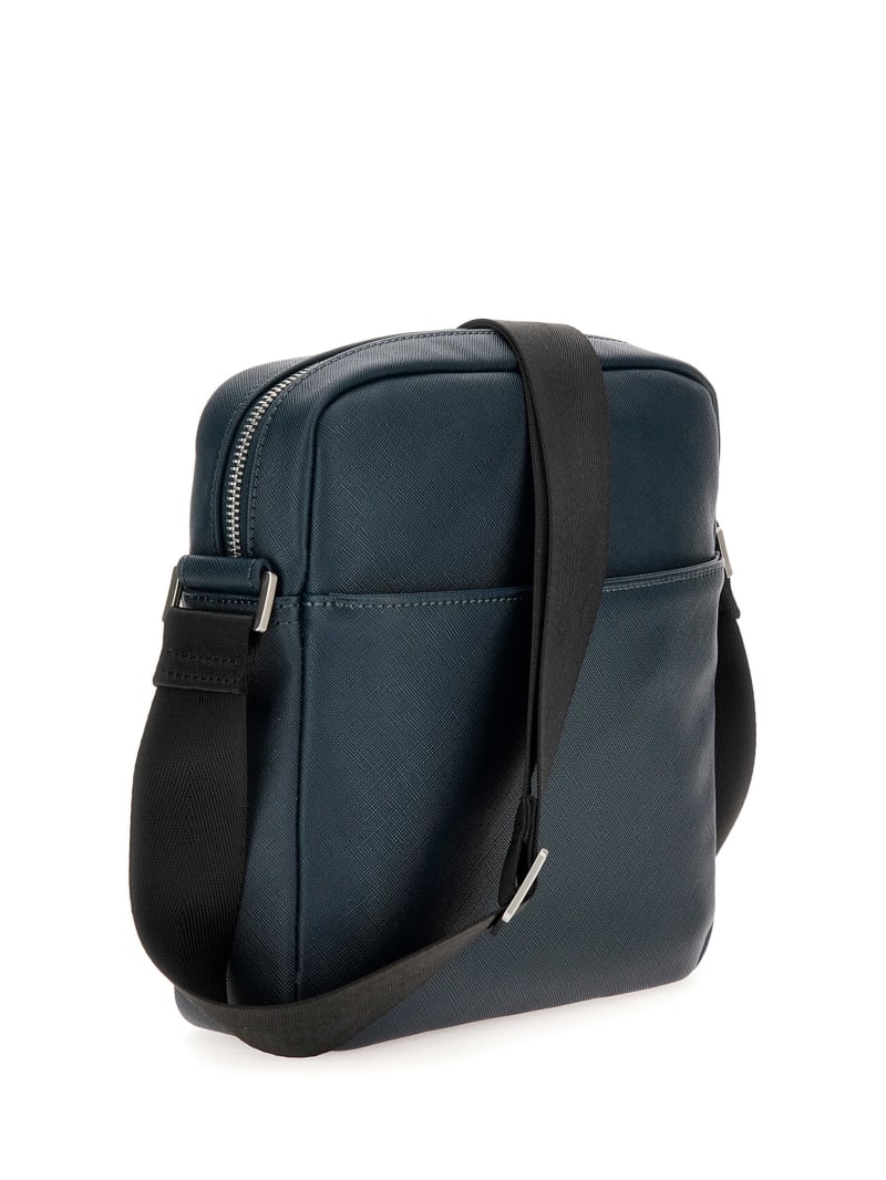 Guess Eco Certosa Flat Crossbody - Teal Guess Eco Certosa Flat Crossbody - Teal