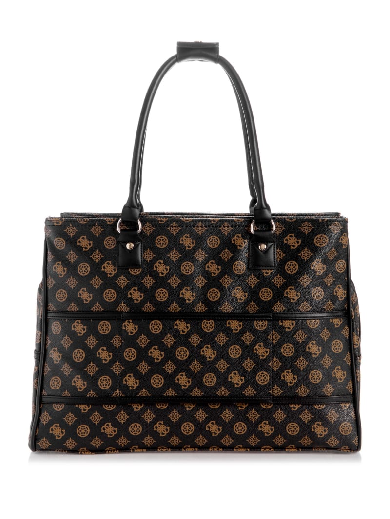 Guess Wilder Peony Shopper Tote - Brown Guess Wilder Peony Shopper Tote - Brown