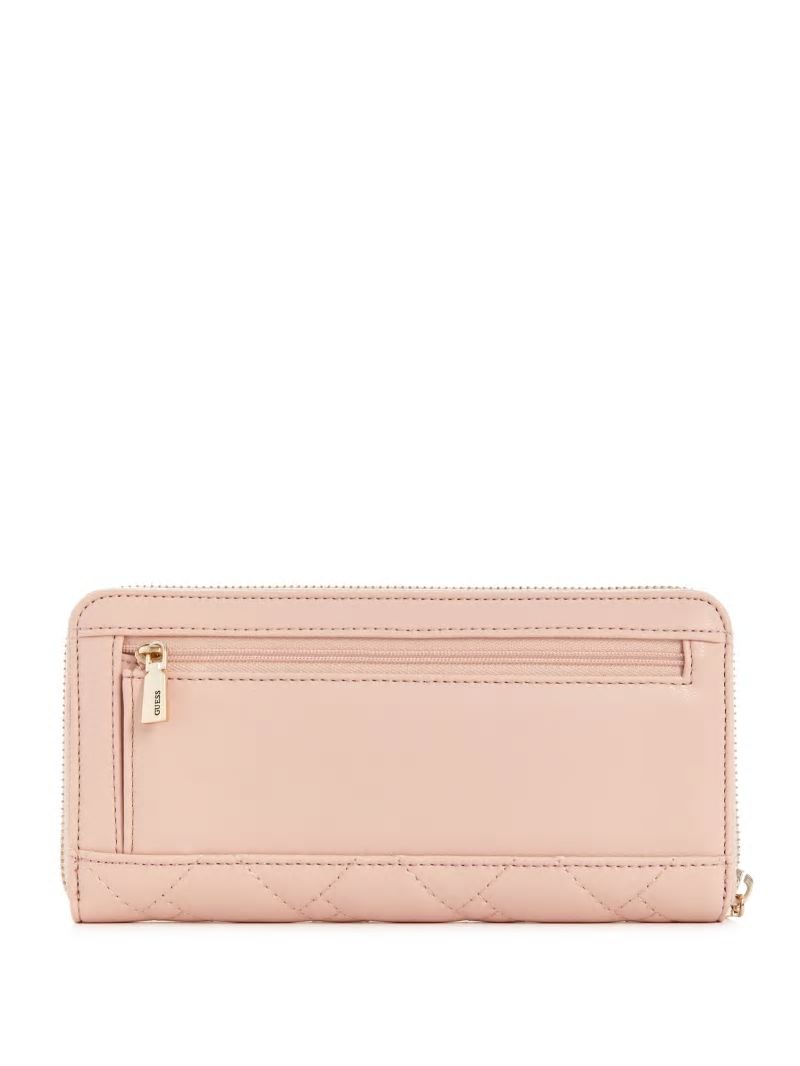Guess Alanna Large Zip-Around Wallet - Light Rose Guess Alanna Large Zip-Around Wallet - Light Rose
