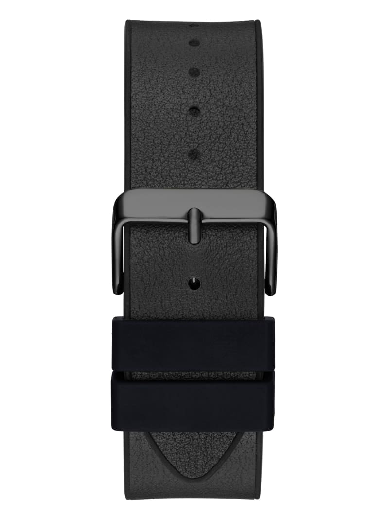 Guess Black Analog Cutout Watch - Black Snakeskin Guess Black Analog Cutout Watch - Black Snakeskin