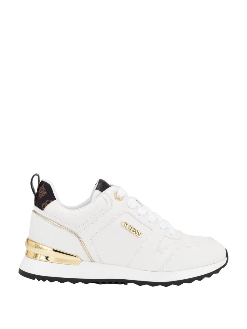 Guess Kadlin Logo Sneakers - Wht Floral Guess Kadlin Logo Sneakers - Wht Floral