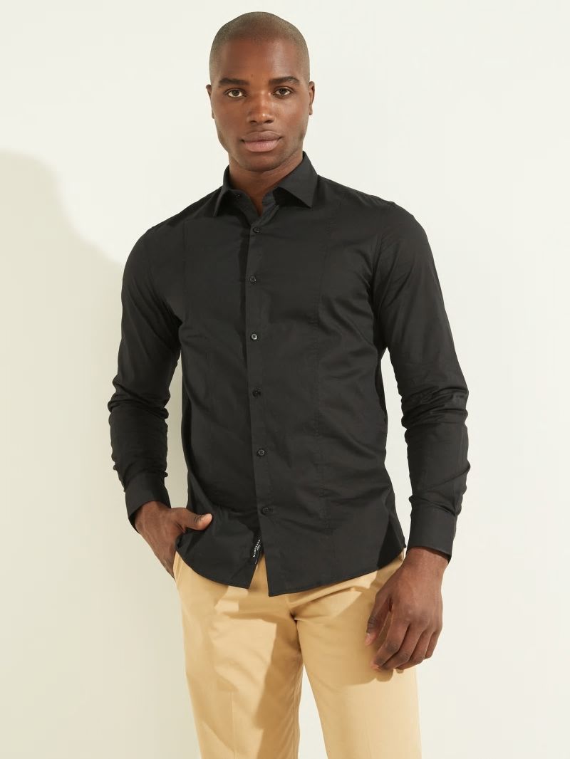Guess Eco Oliver Shirt - Black Guess Eco Oliver Shirt - Black