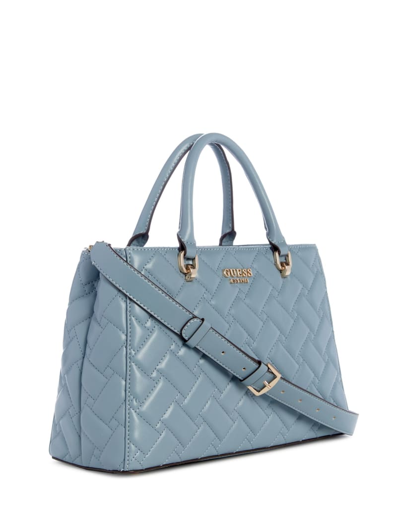 Guess Alanna Girlfriend Satchel - Light Denim Guess Alanna Girlfriend Satchel - Light Denim