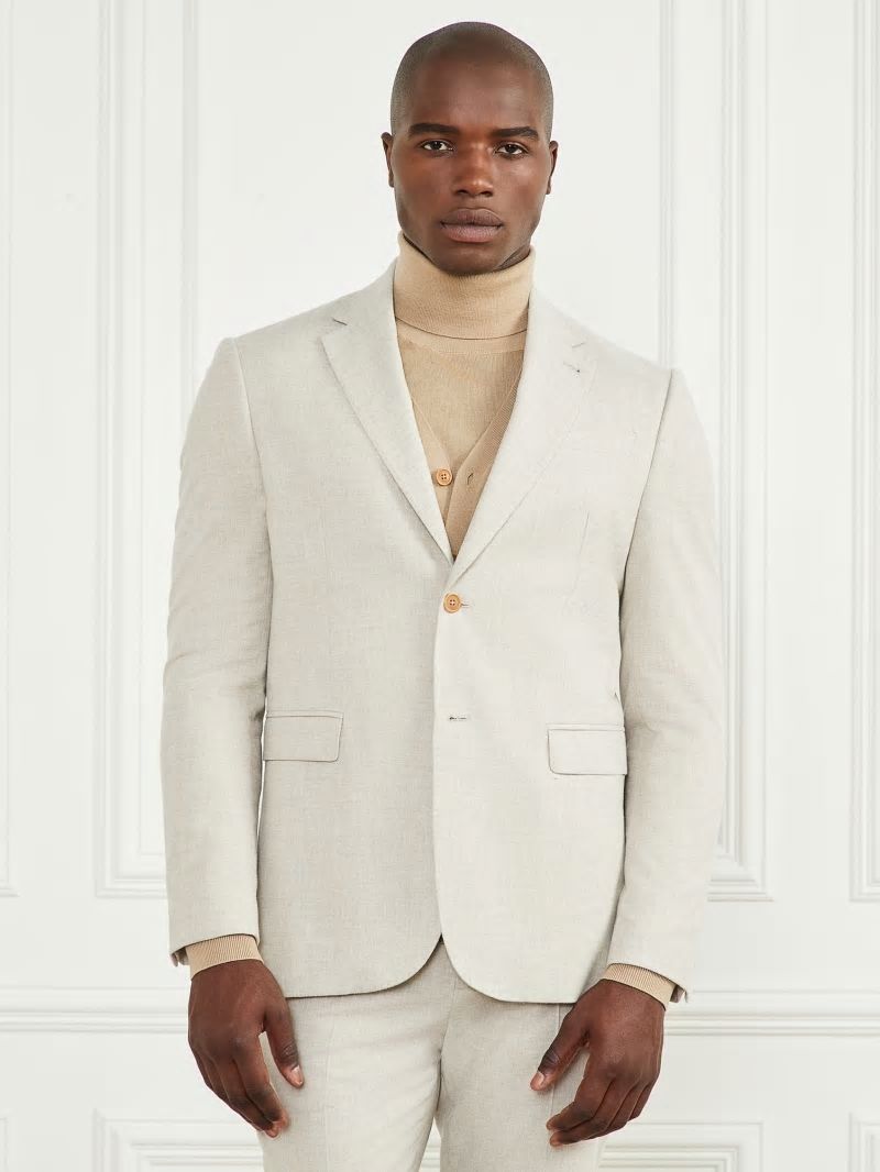 Guess Sean Notched Blazer - Herb Tan Yd Guess Sean Notched Blazer - Herb Tan Yd