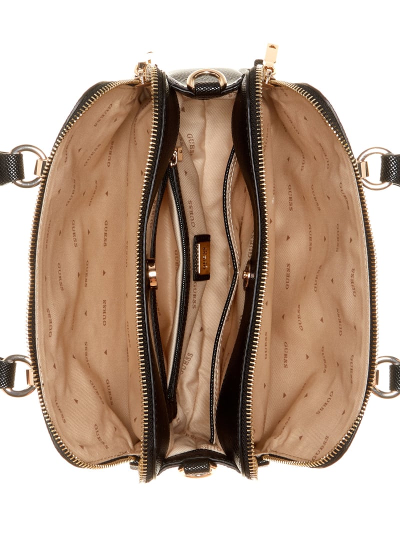 Guess Brynlee Small Status Satchel - Black Guess Brynlee Small Status Satchel - Black