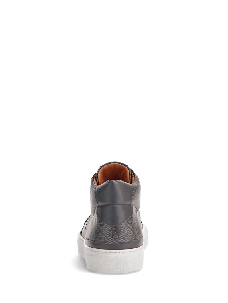 Guess Ravenna Logo Mid-Top Sneakers - Gray Guess Ravenna Logo Mid-Top Sneakers - Gray