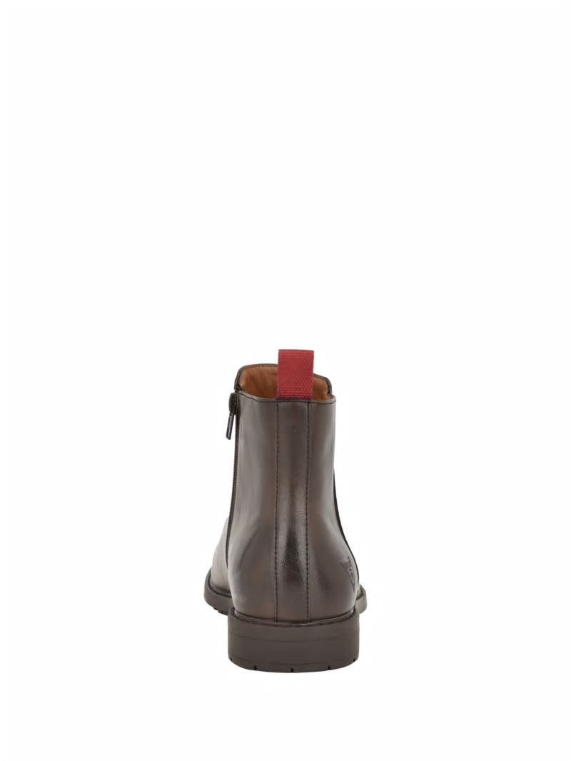 Guess Dawlin Side-Zip Chelsea Boots - Dark Brown Guess Dawlin Side-Zip Chelsea Boots - Dark Brown