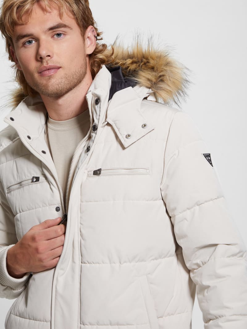 Guess Heavy Flight Puffer Jacket - Dreamy Moon Guess Heavy Flight Puffer Jacket - Dreamy Moon
